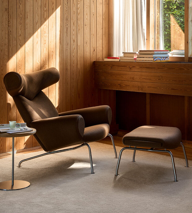 Shop Fredericia Furniture Ox & Queen Chair on offer at Illums Bolighus