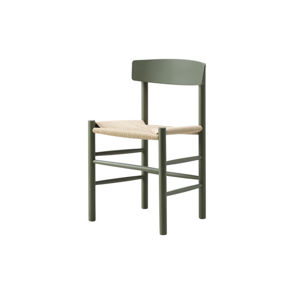 J39 Mogensen Chair, khaki green/natural, Fredericia Furniture