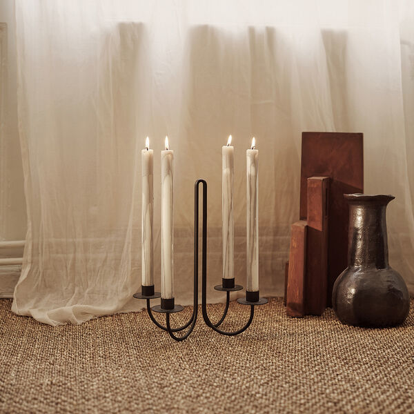 Dryp Candles 2 stk., warm grey, Ferm Living