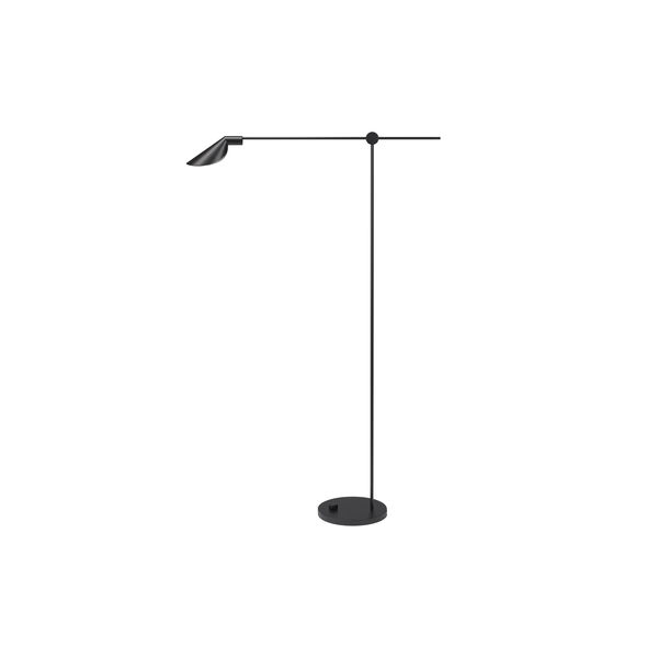 MS011 Floor Lamp, black PVD, Fritz Hansen