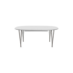 FH B619 Super-Elliptical Dining Table, white/brown bronze FH B619 Super-Elliptical Dining Table, white/brown bronze, Fritz Hansen