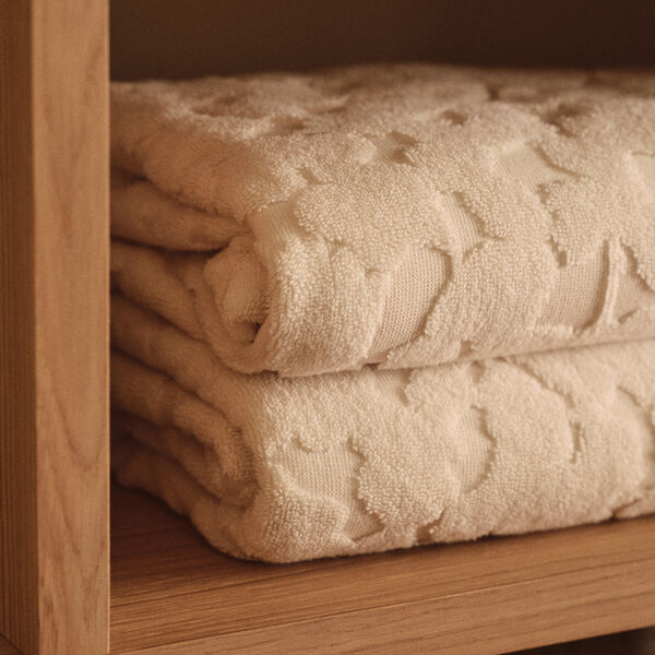 Cilla Bath Towel | Off-White, Ferm Living