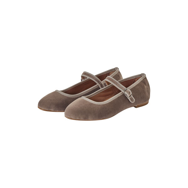Mary Jane Ballerina, taupe, Atone