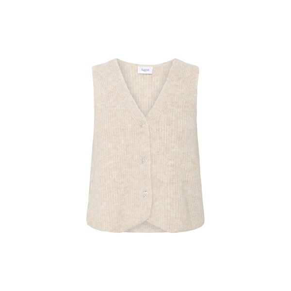 XenyaSZ Vest, crystal gray melange XenyaSZ Vest, crystal gray melange, Saint Tropez