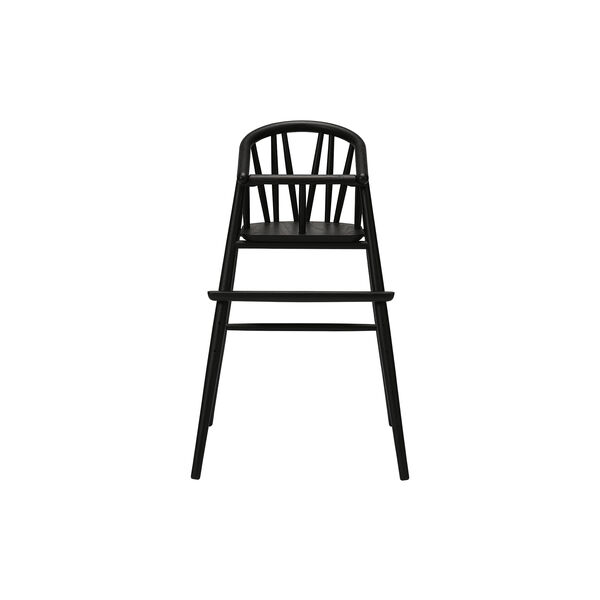 Saga Highchair, black lacquered oak Saga Highchair, black lacquered oak, OAKLINGS