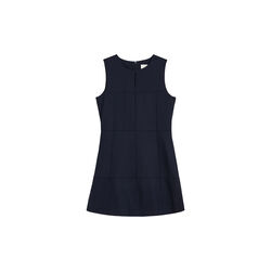 Martha Mini Dress Fine Wool, black navy, Aiayu