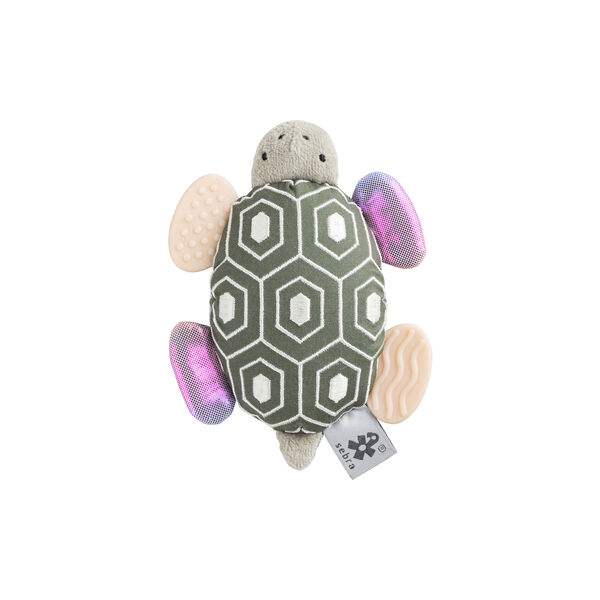 Turbo the Turtle Activity Rattle with Mirror Turbo the Turtle Activity Rattle with Mirror, Sebra