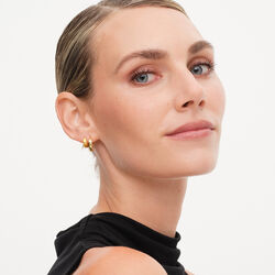 Dome Satin Hoops, Philippa Studios