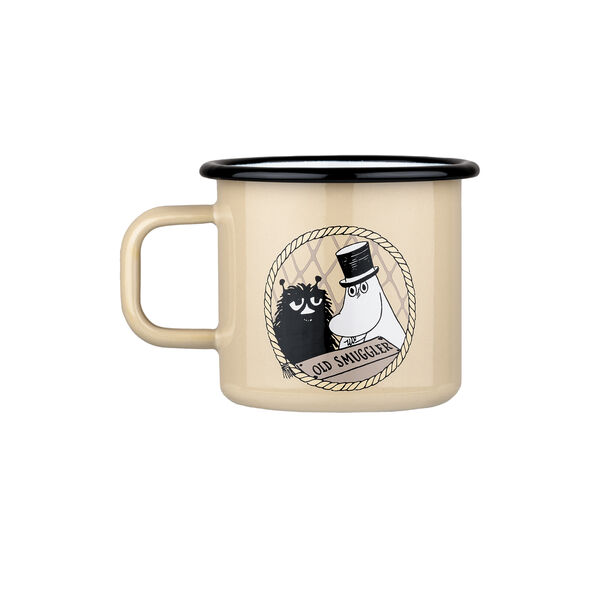 The Adventurer Enamel Mug, beige, Muurla