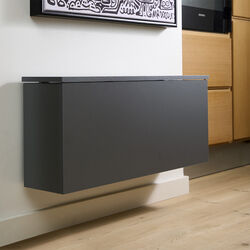 SORTED Standard Wide Waste Sorting, carbon grey, DesignLife