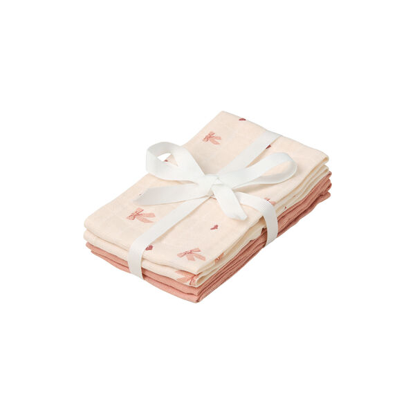 Wash Cloth 4-pack, bows, Cam Cam Copenhagen