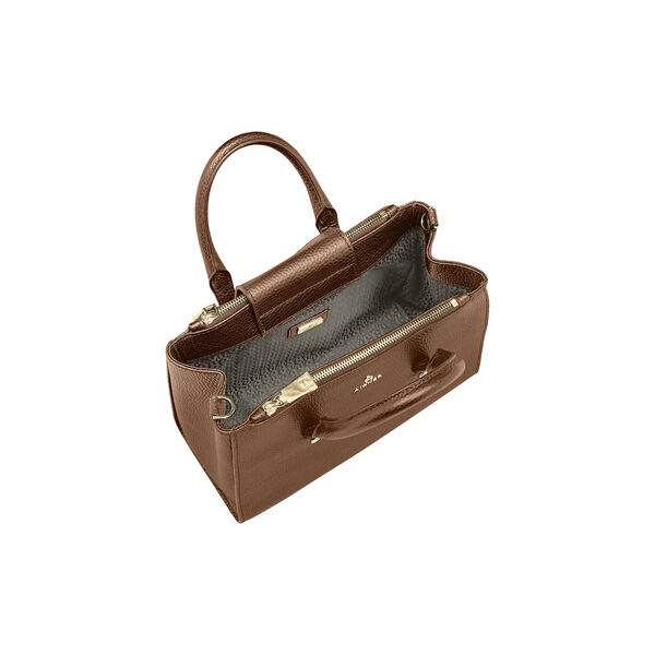 Ivy Handbag | Saddle Brown, Aigner