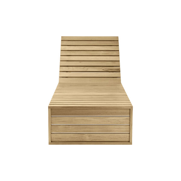 BK14 Sunbed, untreated teak BK14 Sunbed, untreated teak, Carl Hansen & Søn