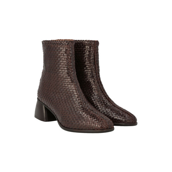 Bootie, dark brown braid Bootie, dark brown braid, ANGULUS