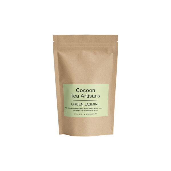 Refill Bag, organic green jasmine, Cocoon Tea Artisans