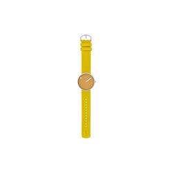 Picto Wrist Watch, mustard yellow/canary yellow, Picto