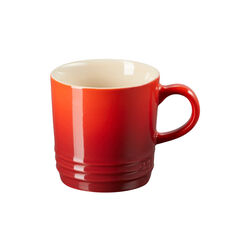 Cappuccino Mug, cerise, Le Creuset