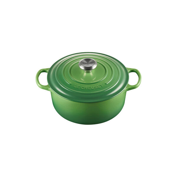 Signature Round Pot Ø 24 cm, bamboo green, Le Creuset