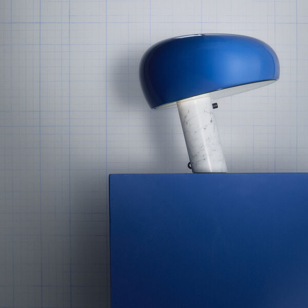 Snoopy Table Lamp, blu navy, Flos