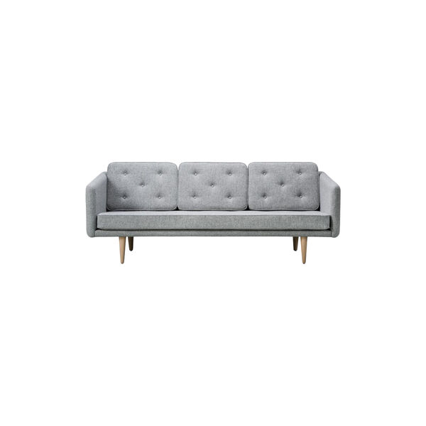 No. 1 2003 3-seater Sofa, grey/oiled oak, Fredericia Furniture