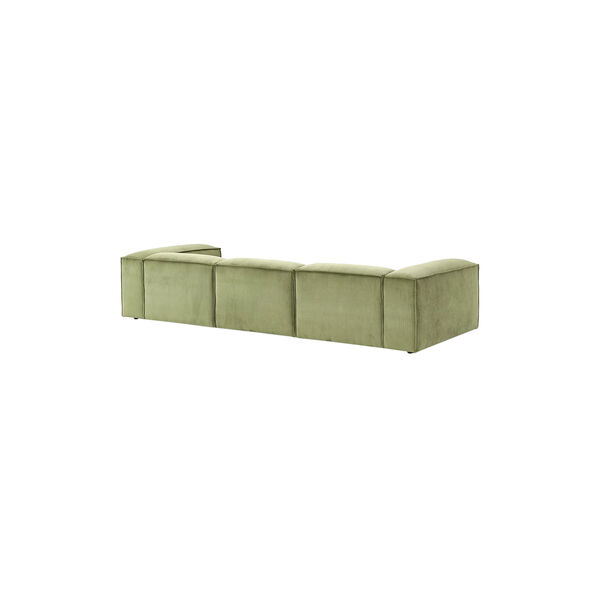 Lennon Modular 4-Seater Sofa, corduroy olive green, Westwing Collection