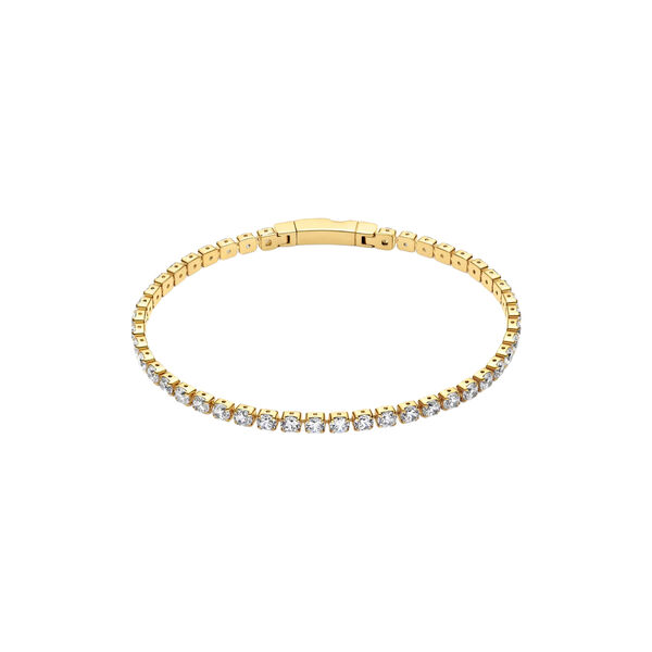 Ellera Grande Bracelet | &Oslash; 19 | Gold plated/white, Sif Jakobs Jewellery