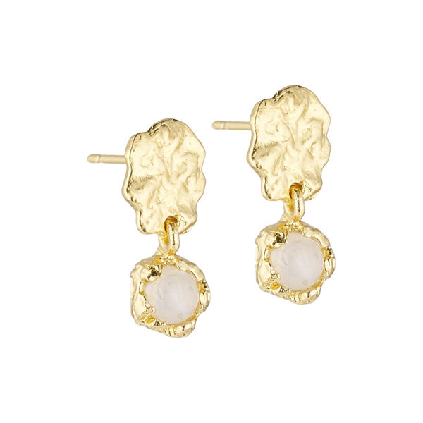 Noora post earrings, rainbow moonstone Noora post earrings, rainbow moonstone, Pure by Nat