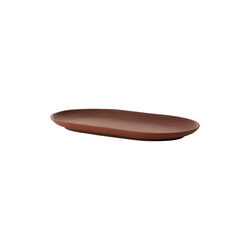 Sand Secrets Plate, red clay, Design House Stockholm