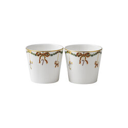 Star Fluted Christmas Serving Cup 30 cl, 2 pcs, Royal Copenhagen