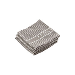 Kitchen cloths 3 pcs, fungi/white, Pillivuyt