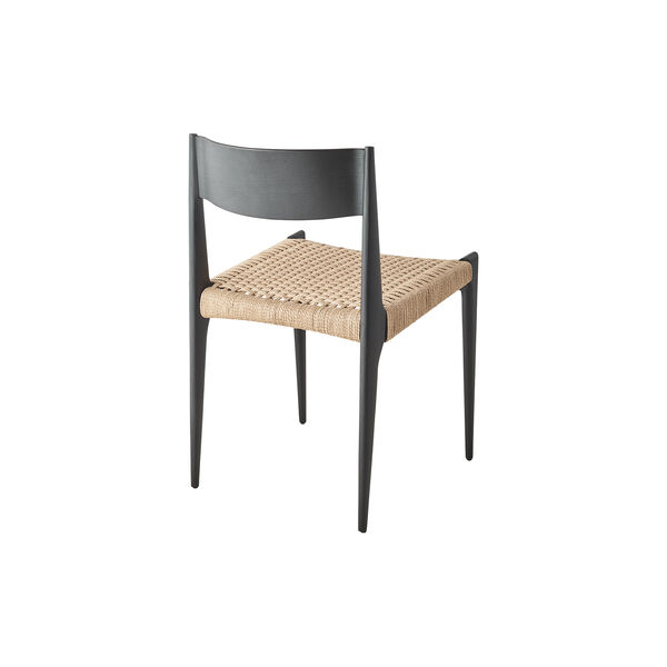 Pia Dining Chair, black painted oak/natural, DK3