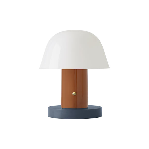 Setago JH27 Portable Table Lamp, rust/thunder Setago JH27 Portable Table Lamp, rust/thunder, &Tradition