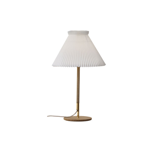 Le Klint 328 Table Lamp with Standard Shade, soap treated oak, LE KLINT
