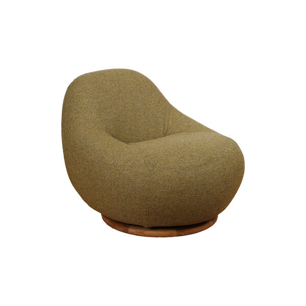 Gem Lounge Chair with Swivel Base, turmeric yellow, Cane-line