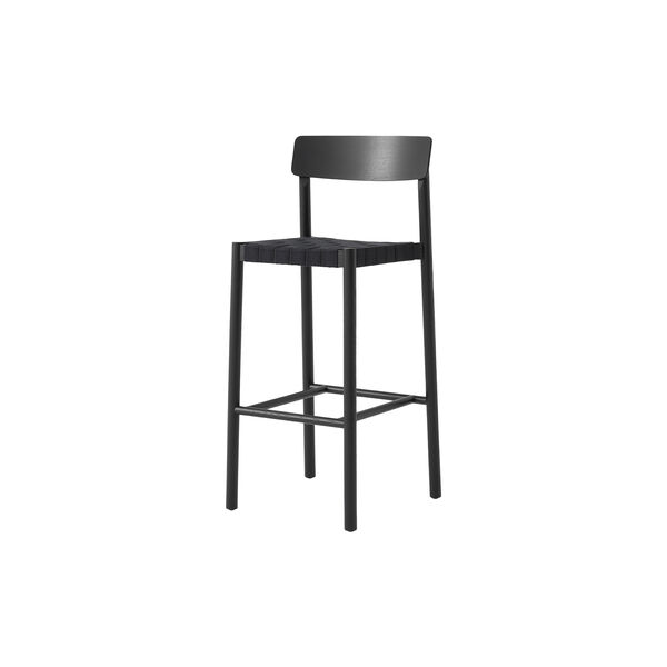 Betty TK15 Bar Chair, black lacquered ash/black Betty TK15 Bar Chair, black lacquered ash/black, &Tradition