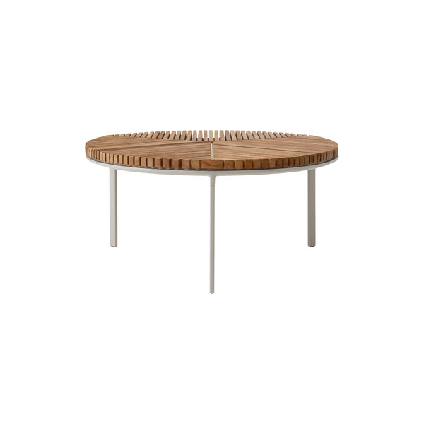VIPP716 Open-Air Coffee Table, teak/light grey, Vipp