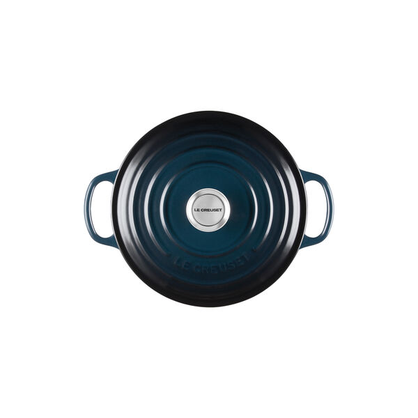 Signature round cast iron pot &Oslash; 20 cm, nuit, Le Creuset