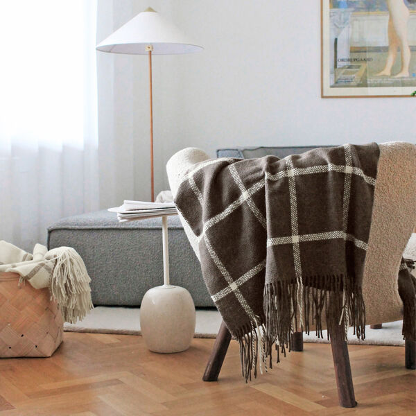 Tartan Throw, brown, ELVANG