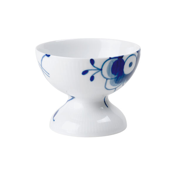Blue&nbsp;Fluted&nbsp;Mega Bowl on&nbsp;Foot&nbsp;8 cm, Royal Copenhagen