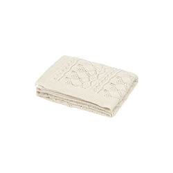 Pointelle Baby Knit Throw, off-white, Cam Cam Copenhagen
