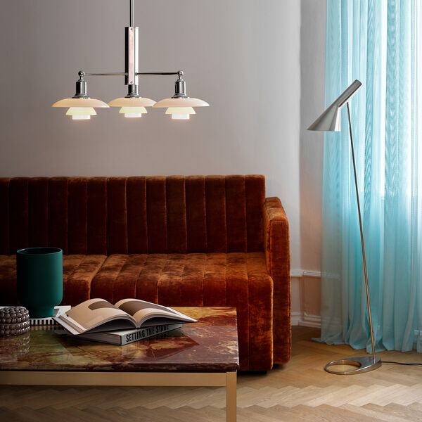 PH 2/1 Stem Fitting, chrome, Louis Poulsen