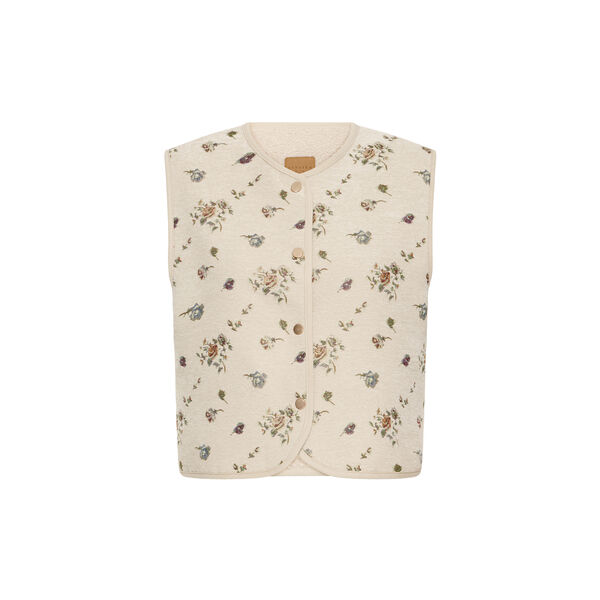 IR Tambourine Waistcoat, jaquard flowers, Atelier R&ecirc;ve
