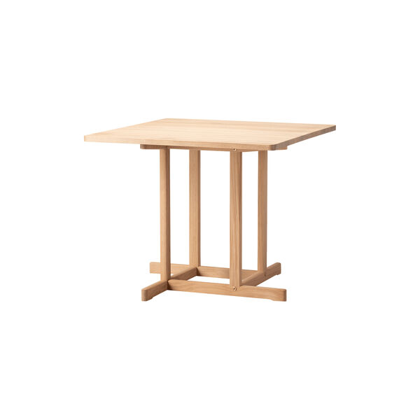 BM80 Mogensen Shaker Table 90x90 cm, light oiled oak, Fredericia Furniture