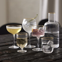 Palermo Gold Tumbler 4 pcs, Lyngby Glas