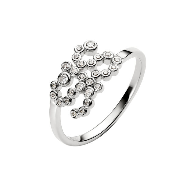 SIS Collet Ring, silver, Maria Black