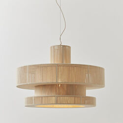 Lace Linen Thread Pendant, light beige, Westwing Collection