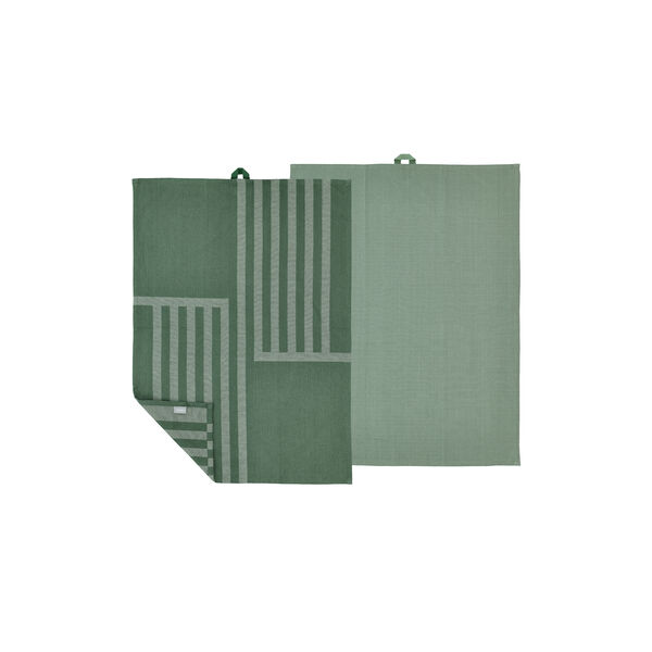 Reflection Tea Towel, pine green, S&ouml;dahl