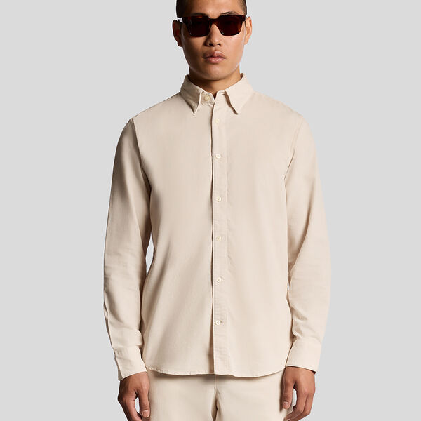 Micro Corduroy Shirt, putty Micro Corduroy Shirt, putty, Lyle & Scott