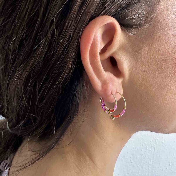 Heidi Earring, coral love, Nuni Copenhagen