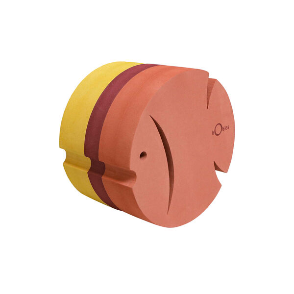 Fish L, yellow gym, bObles